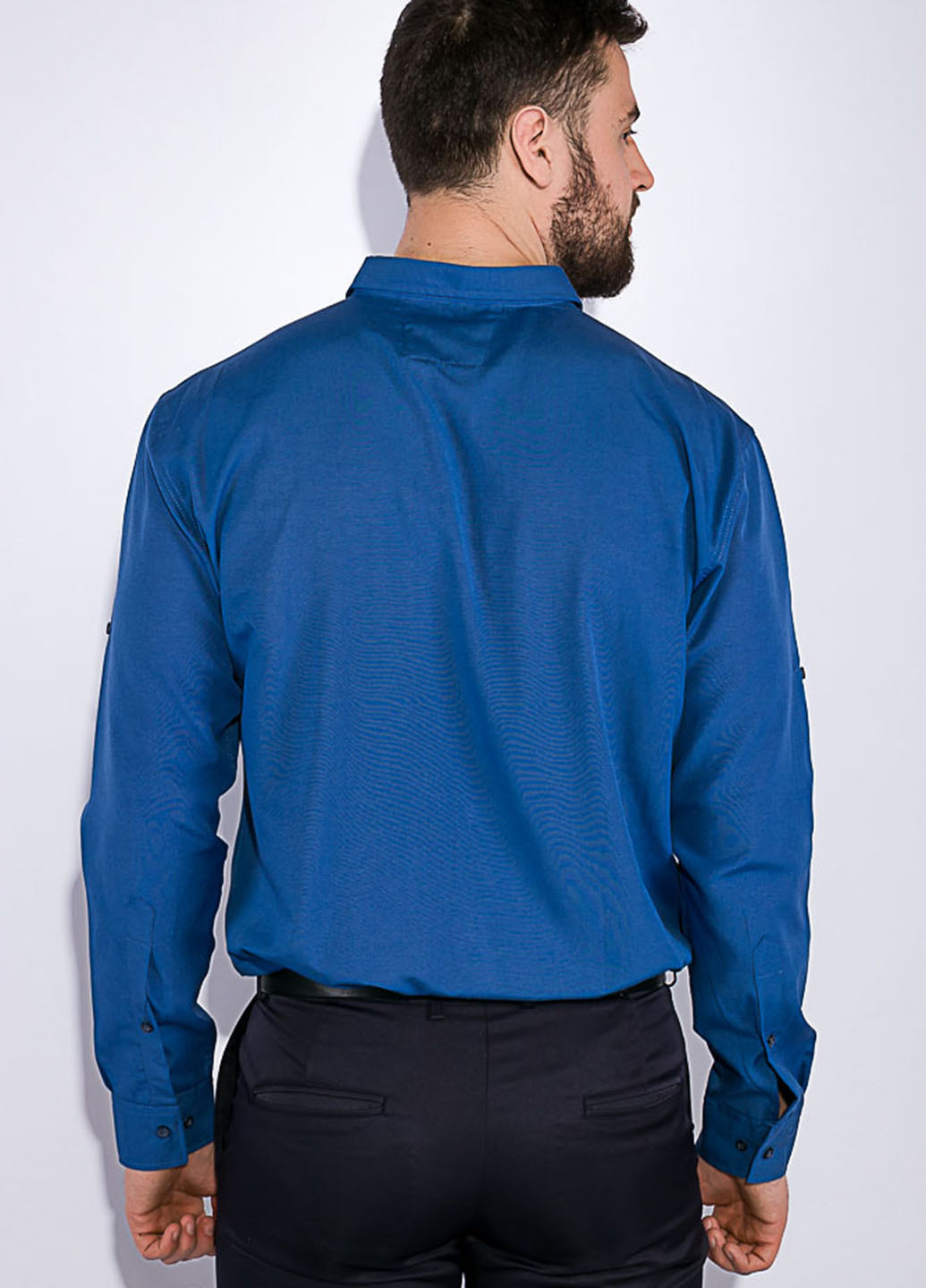 Синяя кэжуал рубашка Time of Style
