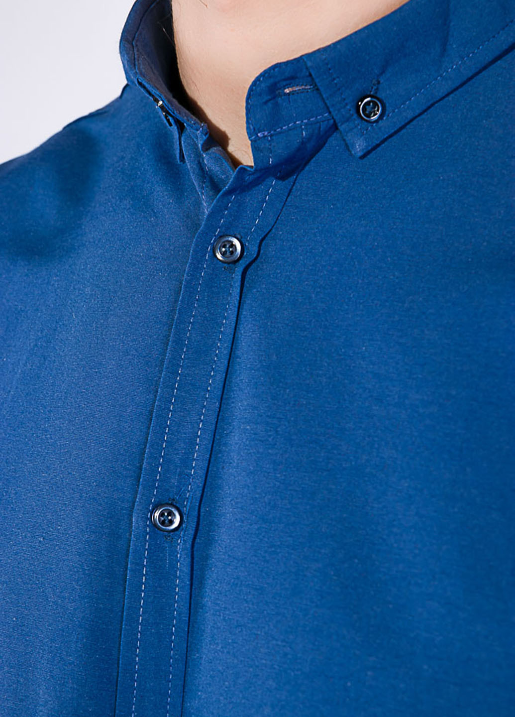 Синяя кэжуал рубашка Time of Style