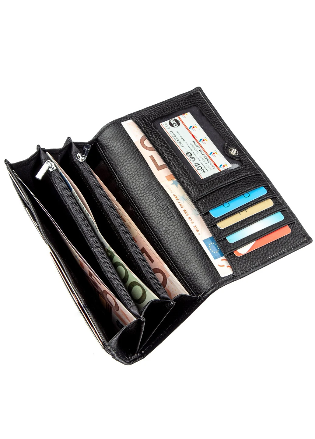 Жіночий шкіряний гаманець 17х9 см st leather (252133999)