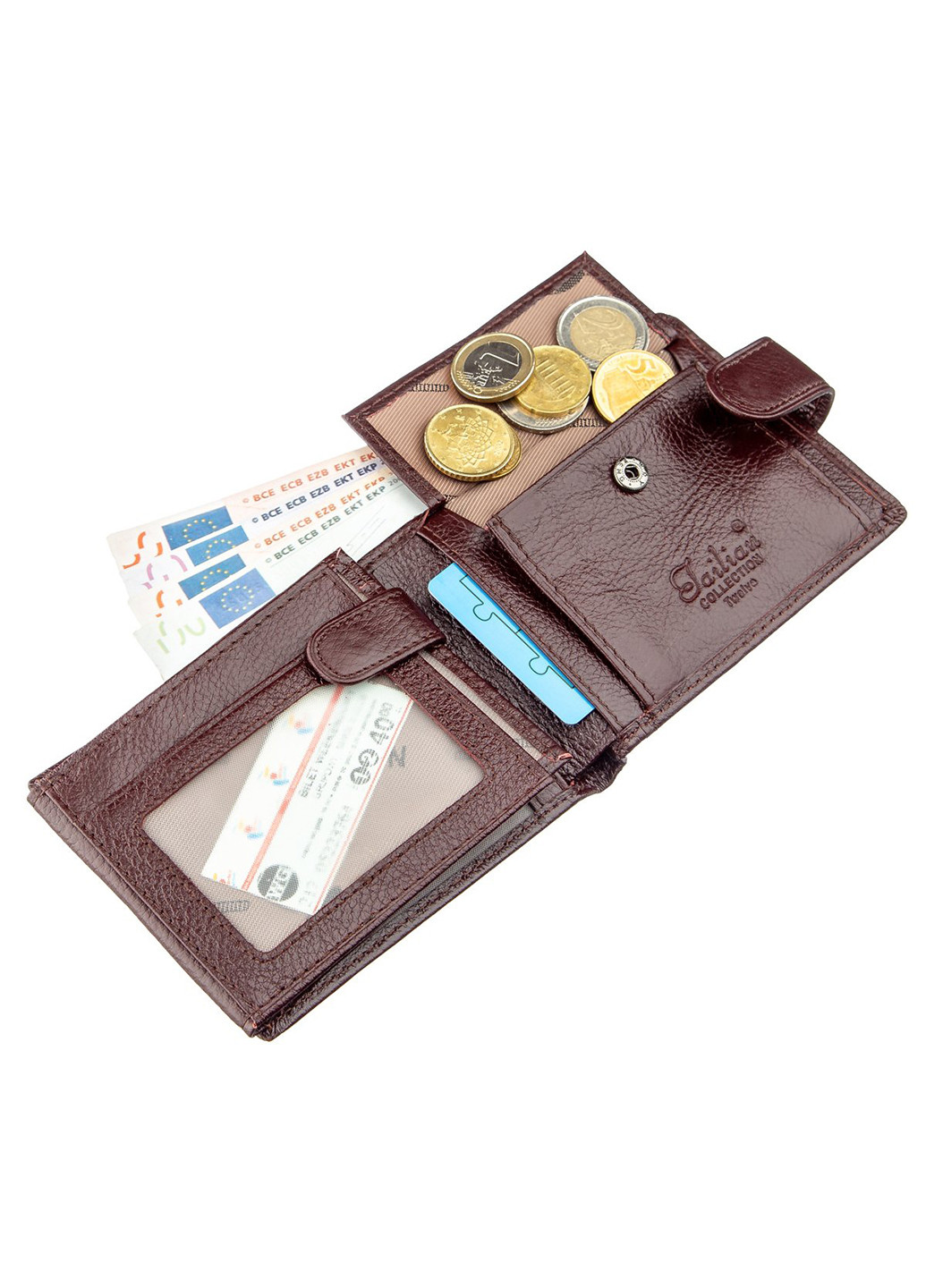 Мужской кожаный кошелек 9,5х11х2 см Tailian (229459066)