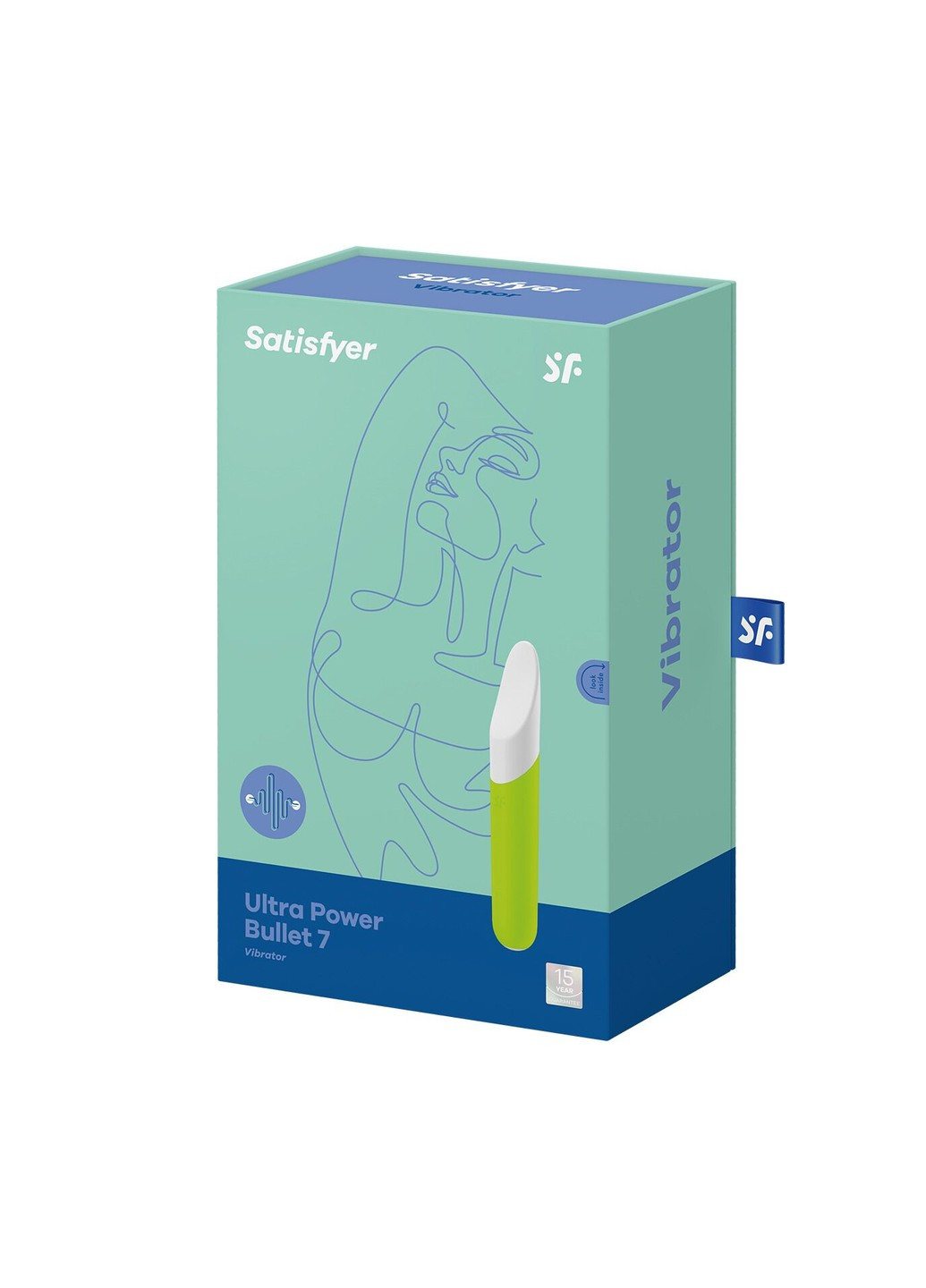 Вибратор для клитора Ultra Power Bullet 7 Green Satisfyer (252607071)