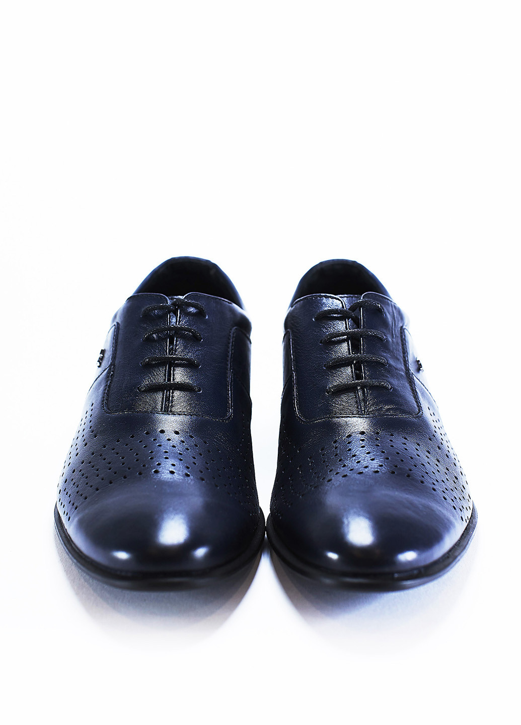 Темно-синие классические туфли Mida на шнурках