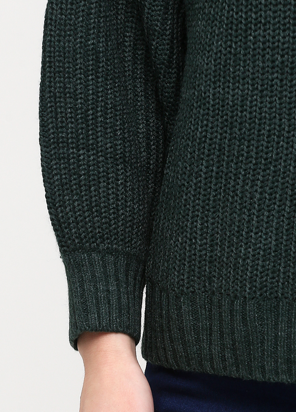 Темно-зеленый демисезонный свитер Monki