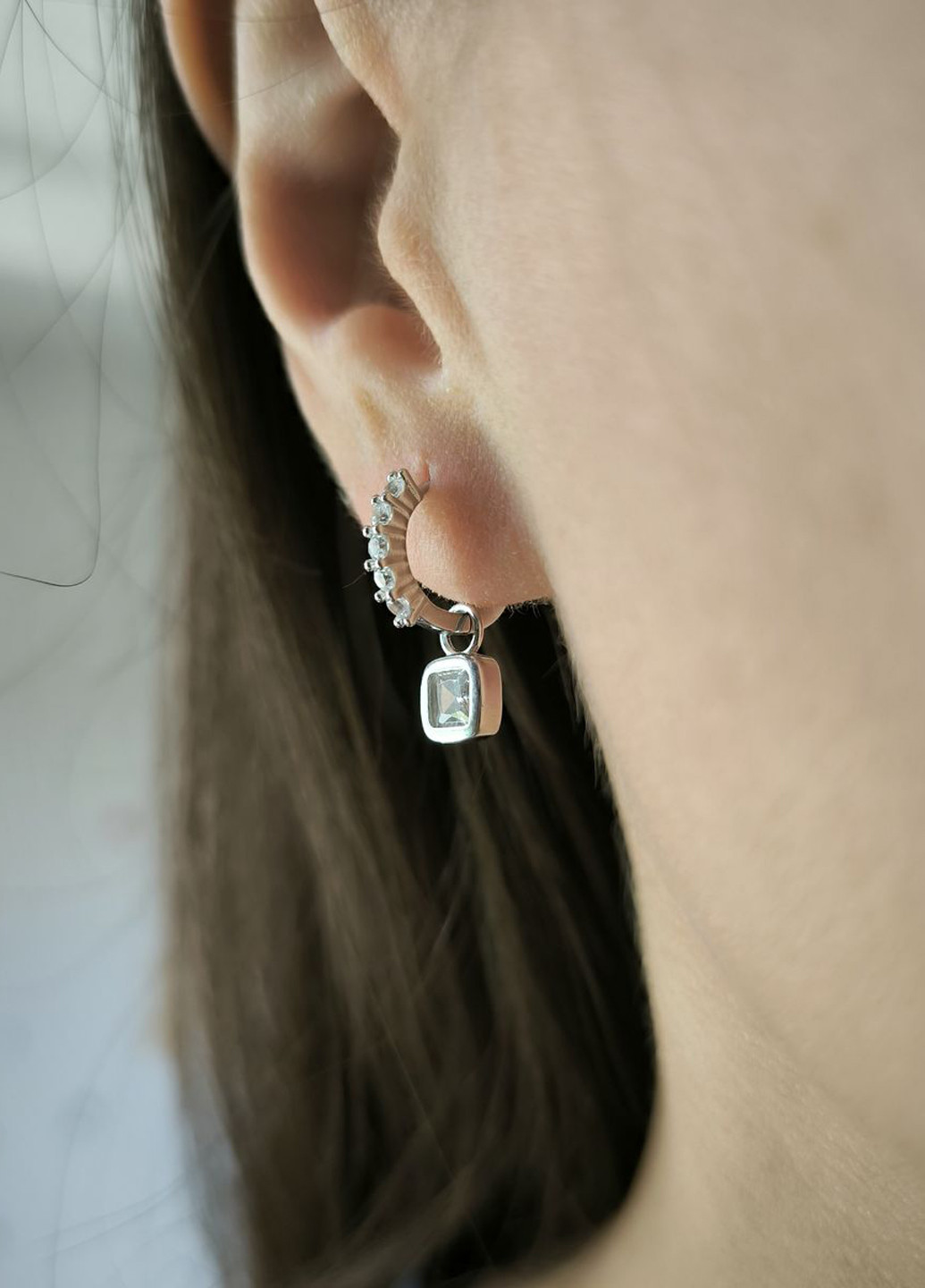 Сережки Silver Flame (350941512)