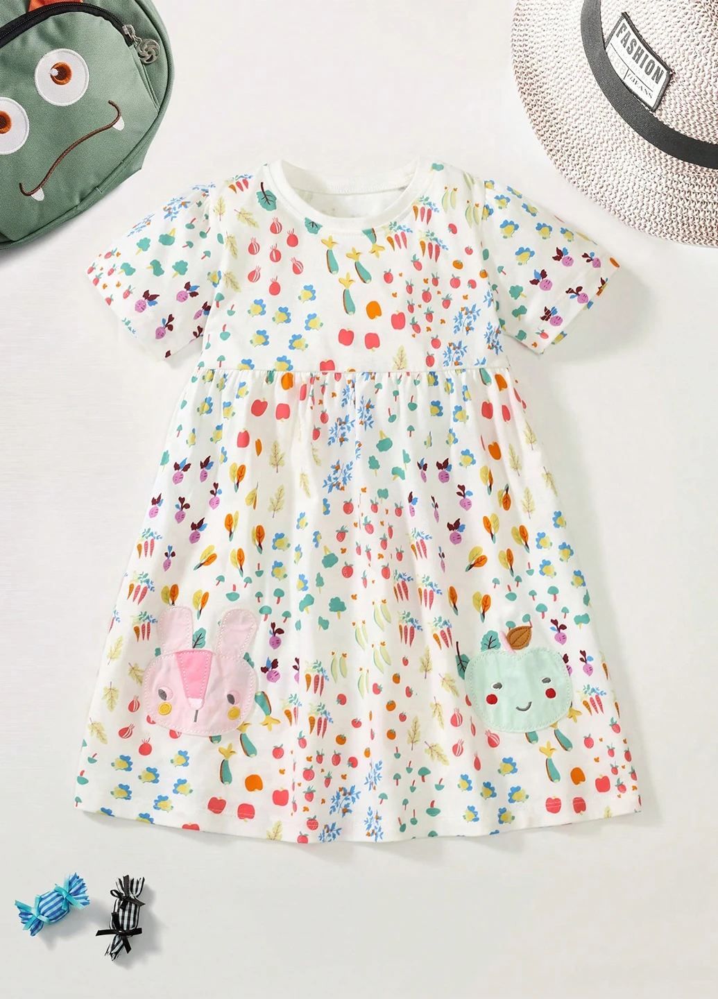 Комбинированное платье SHEIN (325827951)