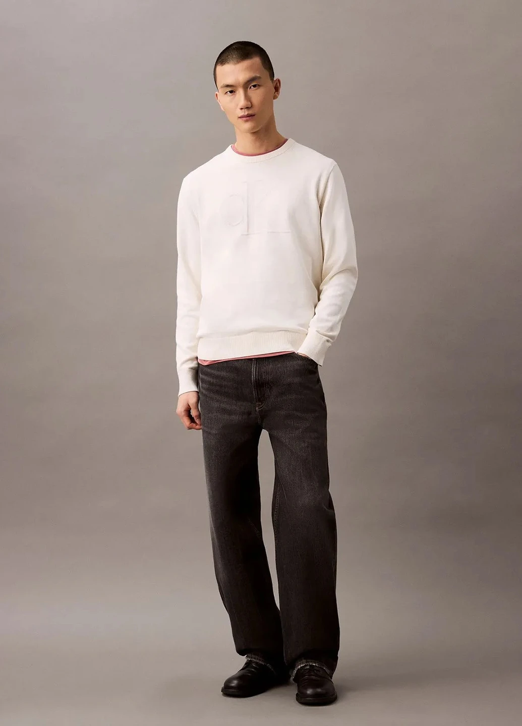 Молочний демісезонний джемпер джемпер Calvin Klein