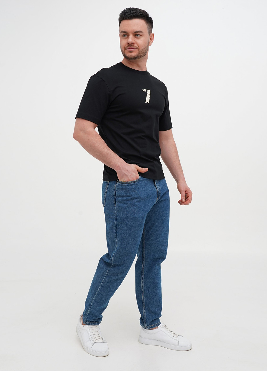 Черная футболка Trend Collection