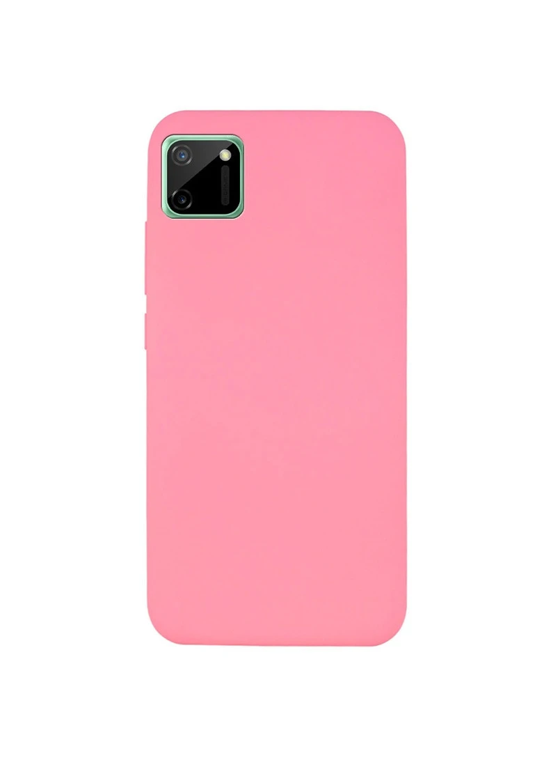 Чохол Silicone Cover Full without Logo (A) для Realme C11 Рожевий / Pink (is_00000038147_7) Epik (250500359)