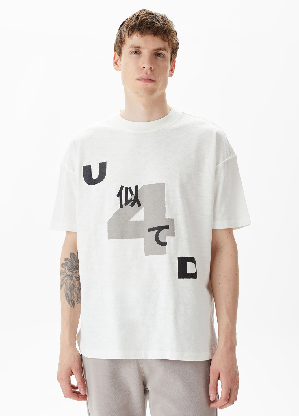 Біла футболка UNITED4