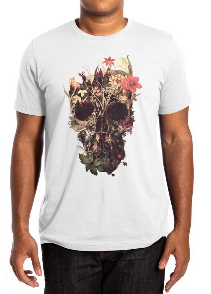 Белая футболка мужская с коротким рукавом WhyNotPrint