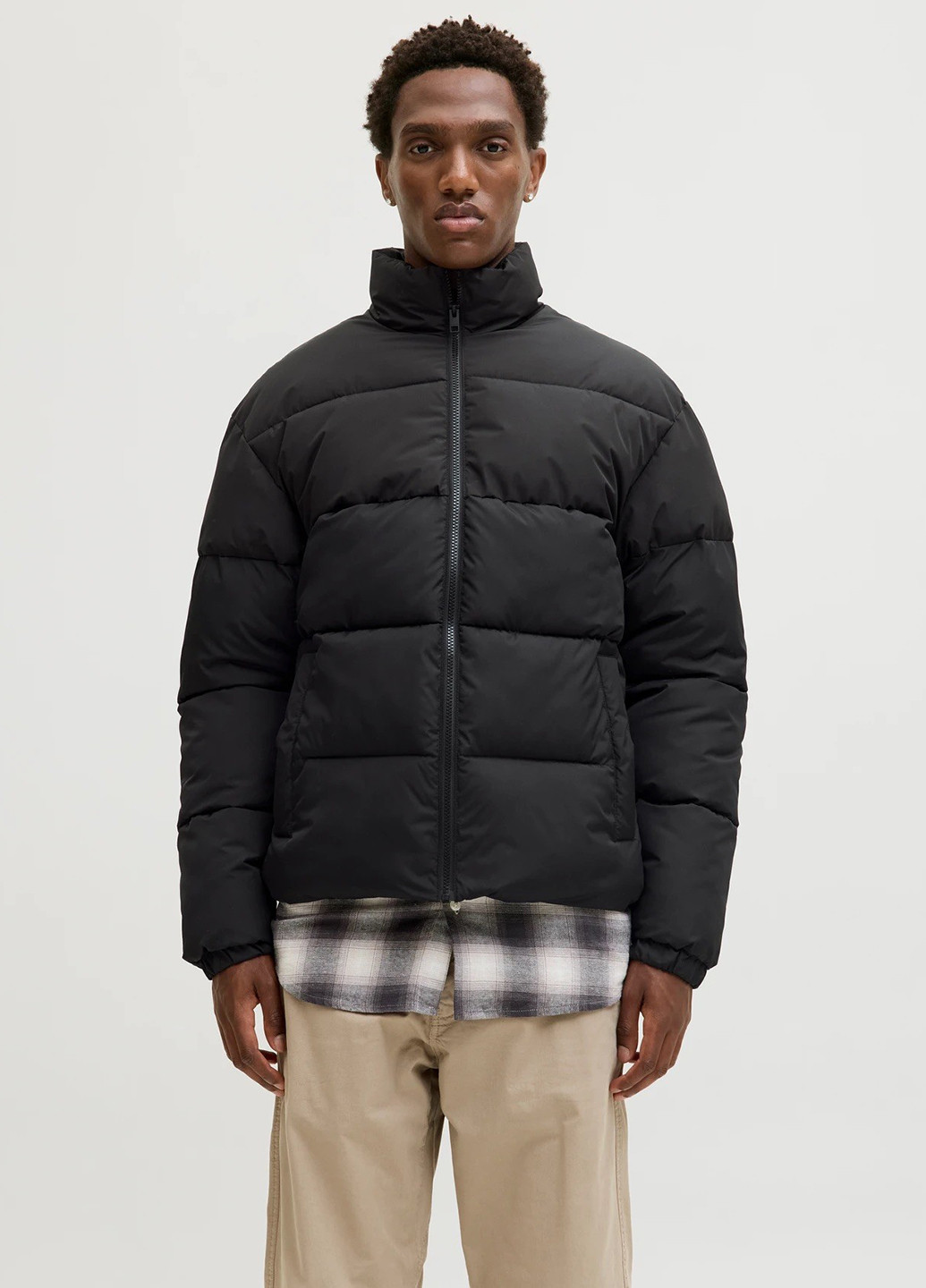 Черная демисезонная куртка Jack & Jones