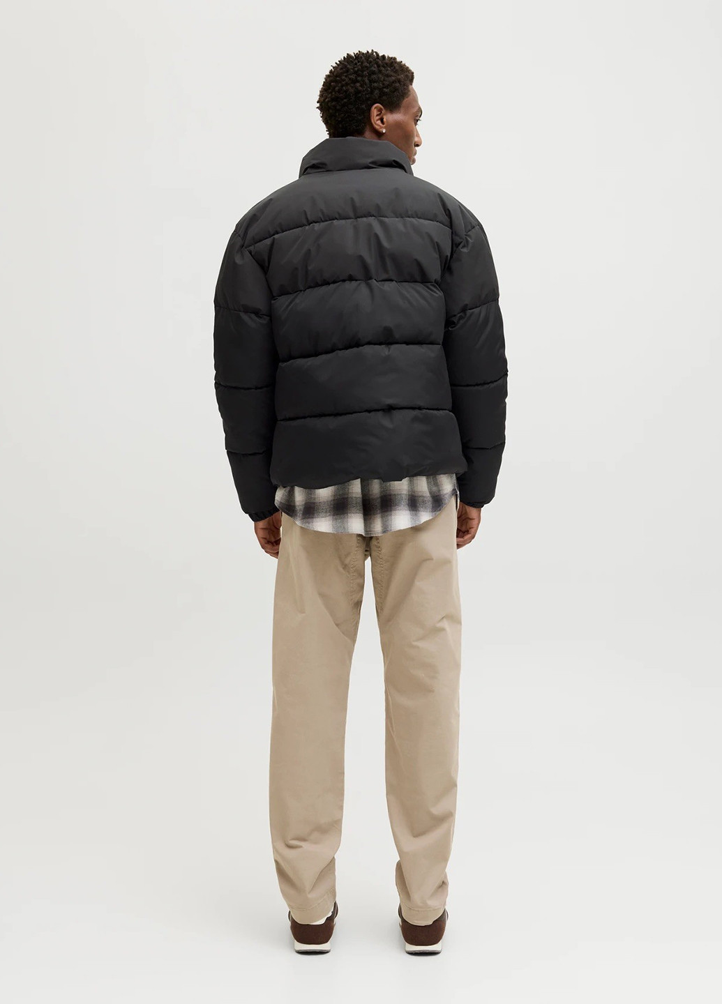 Черная демисезонная куртка Jack & Jones