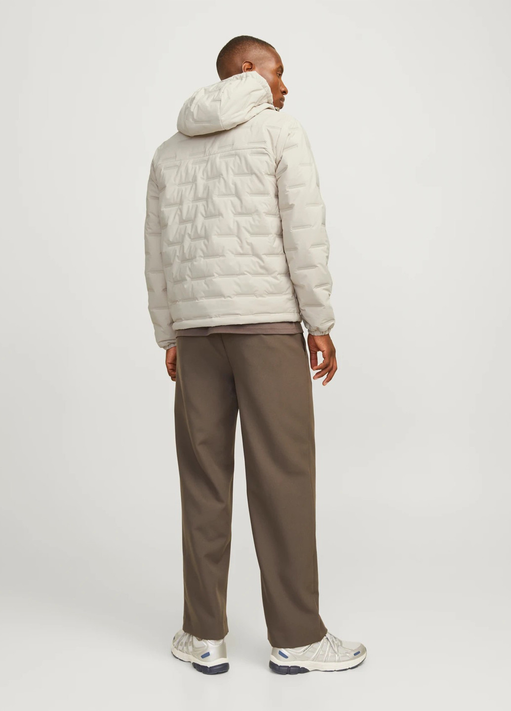 Кремова демісезонна куртка Jack & Jones