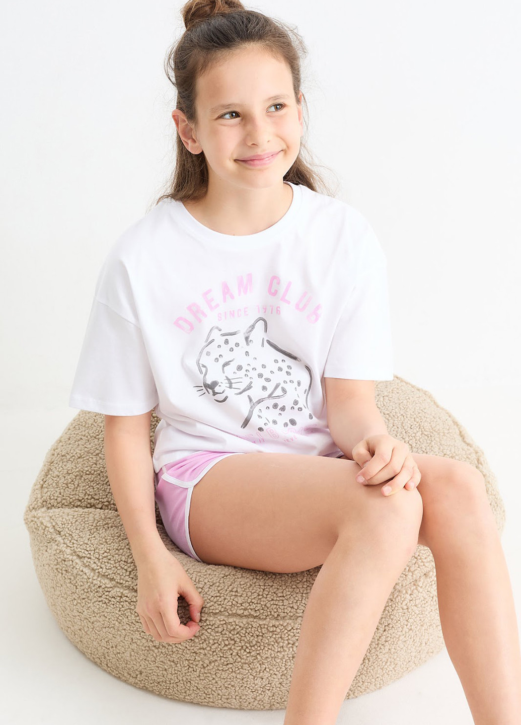 Комбинированная всесезон пижама (футболка, шорты) футболка + шорты C&A