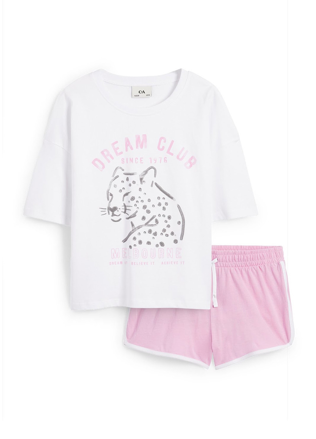 Комбинированная всесезон пижама (футболка, шорты) футболка + шорты C&A