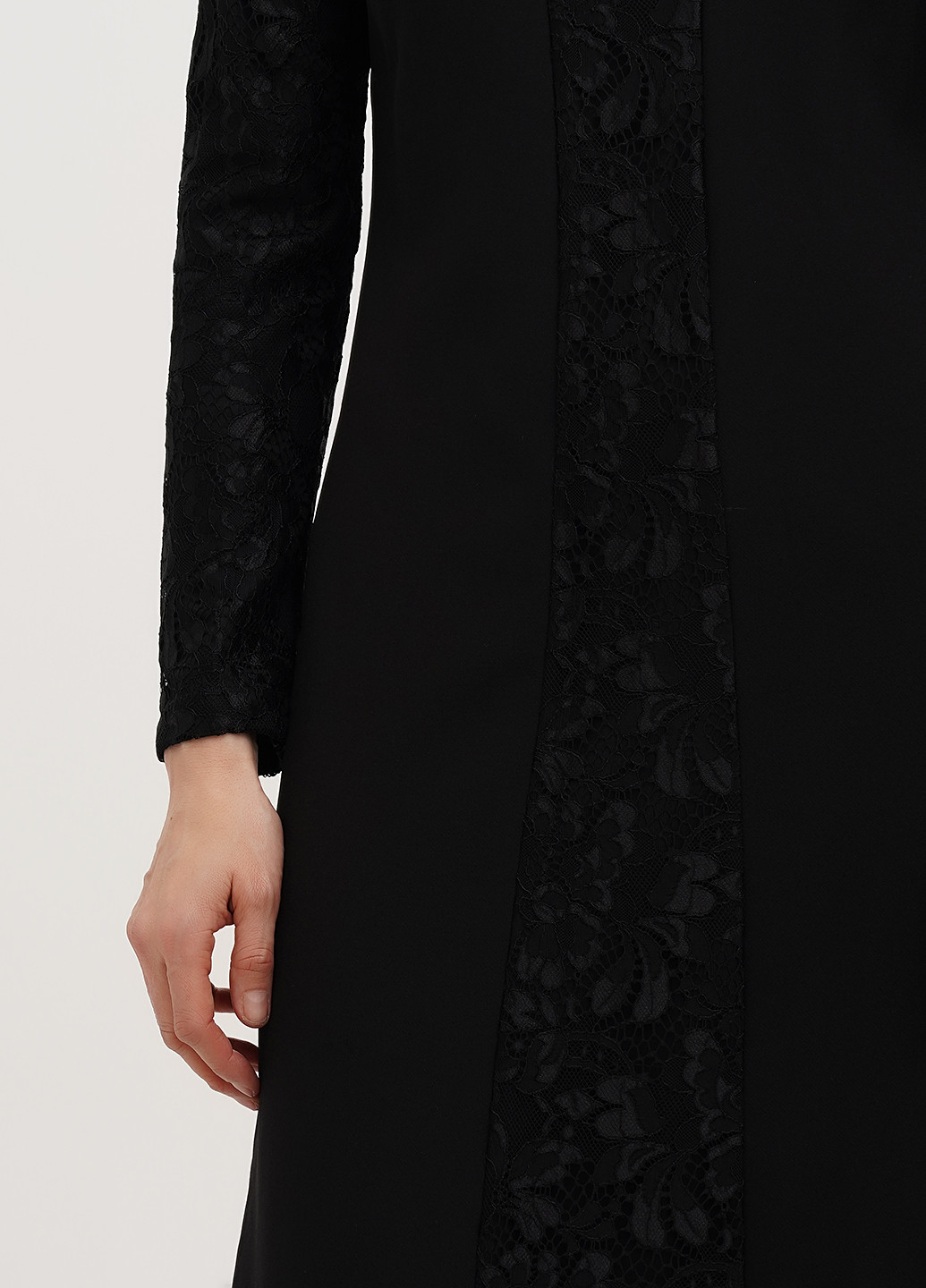 Черное вечернее платье а-силуэт Imperial однотонное