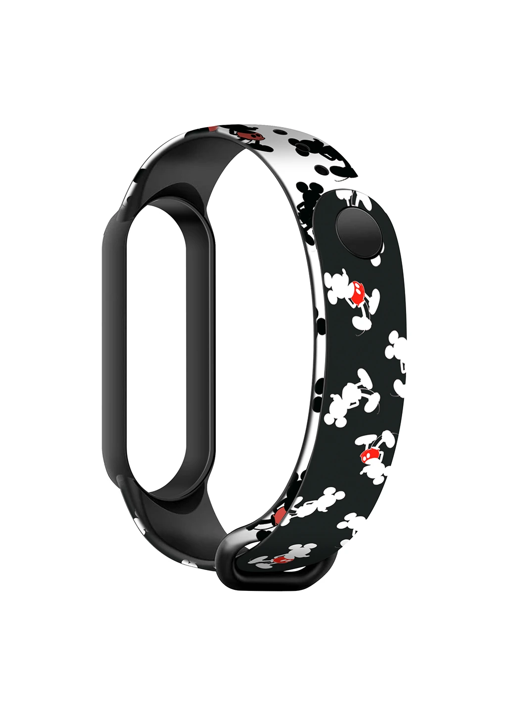 Ремешок Black (ARM59256) ArmorStandart Cartoon для Xiaomi Mi Band 6/5 Mickey Siluet (238135725)
