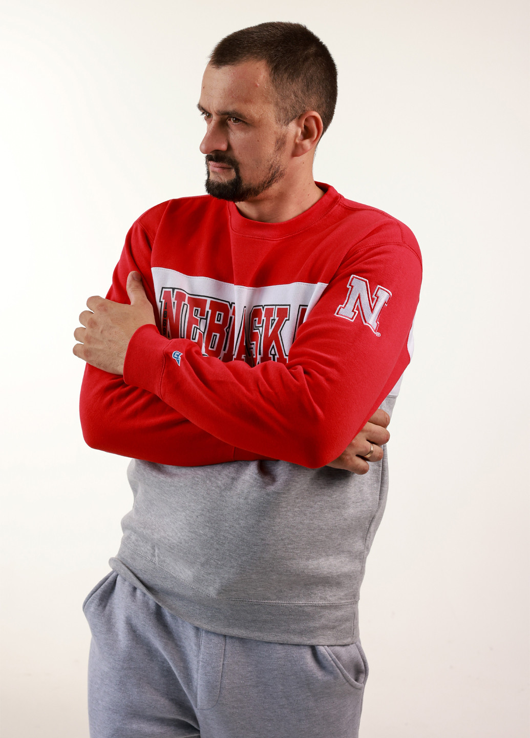 Комбінований світшот Blue 84 напис вишивка (359854761)