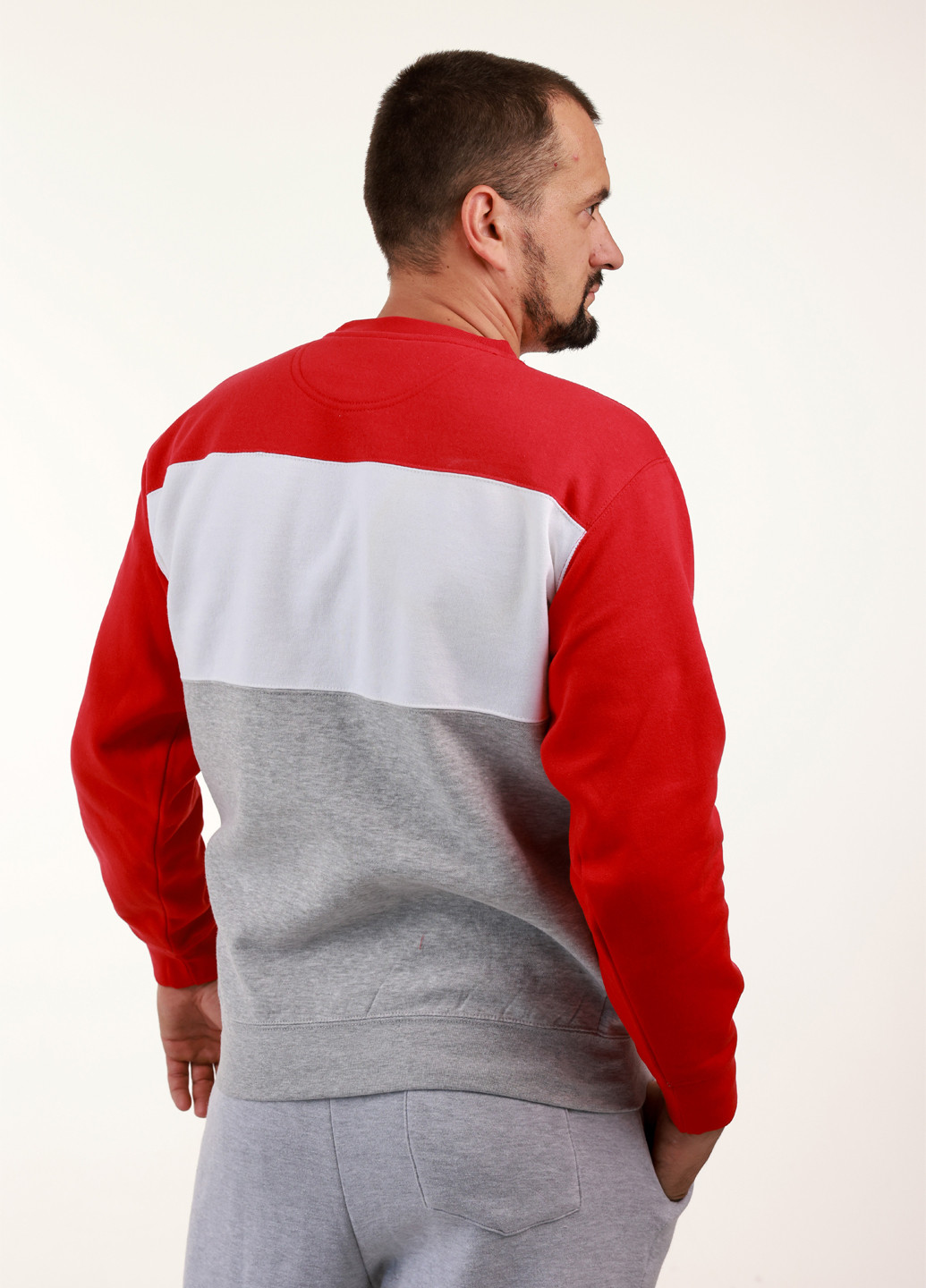 Комбінований світшот Blue 84 напис вишивка (359854761)