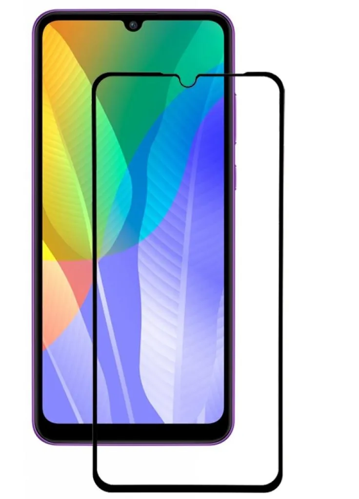 Стекло защитное Huawei Y6p Black (705037) BeCover (203983796)