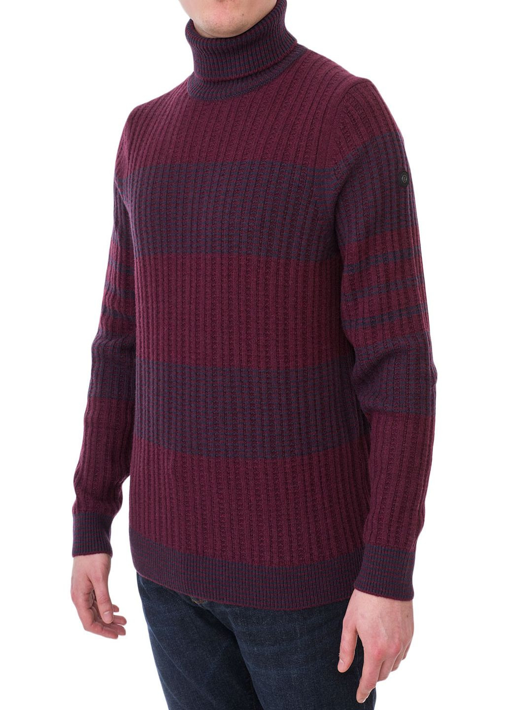 Бордовий зимовий светр Bogner