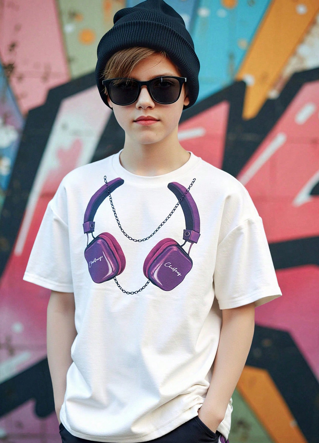 Белая летняя футболка SHEIN