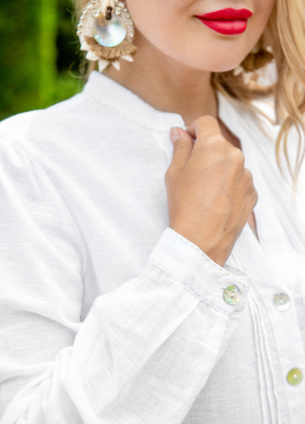 Белая блуза Anastasea