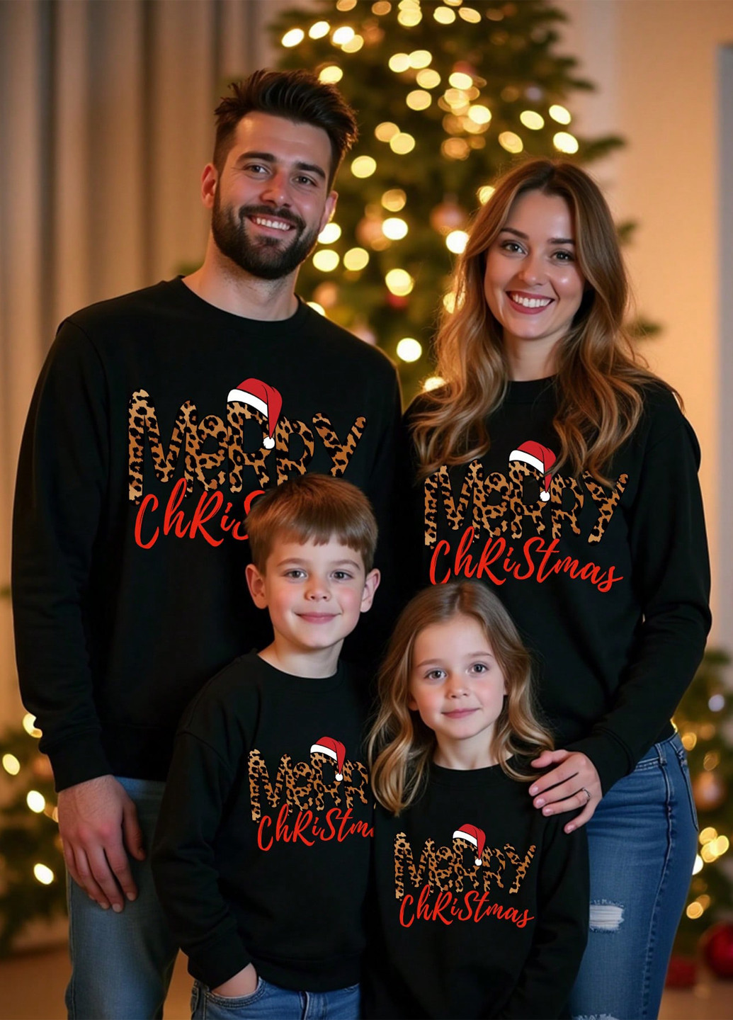 Черный свитшот SHEIN новогодний без декора (346790203)