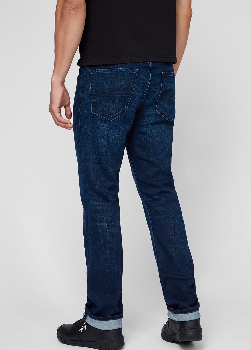 Темно-синие демисезонные зауженные джинсы Tommy Jeans