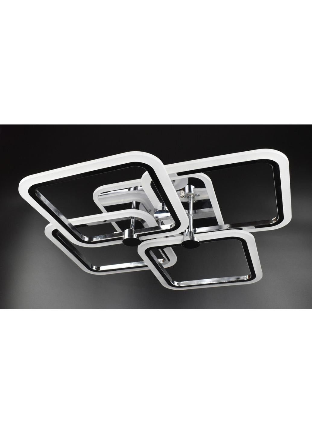 Люстра стельова LED з пультом A2503/4S-RGB-ch Хром 10х56х65 см. Sunnysky (253630498)