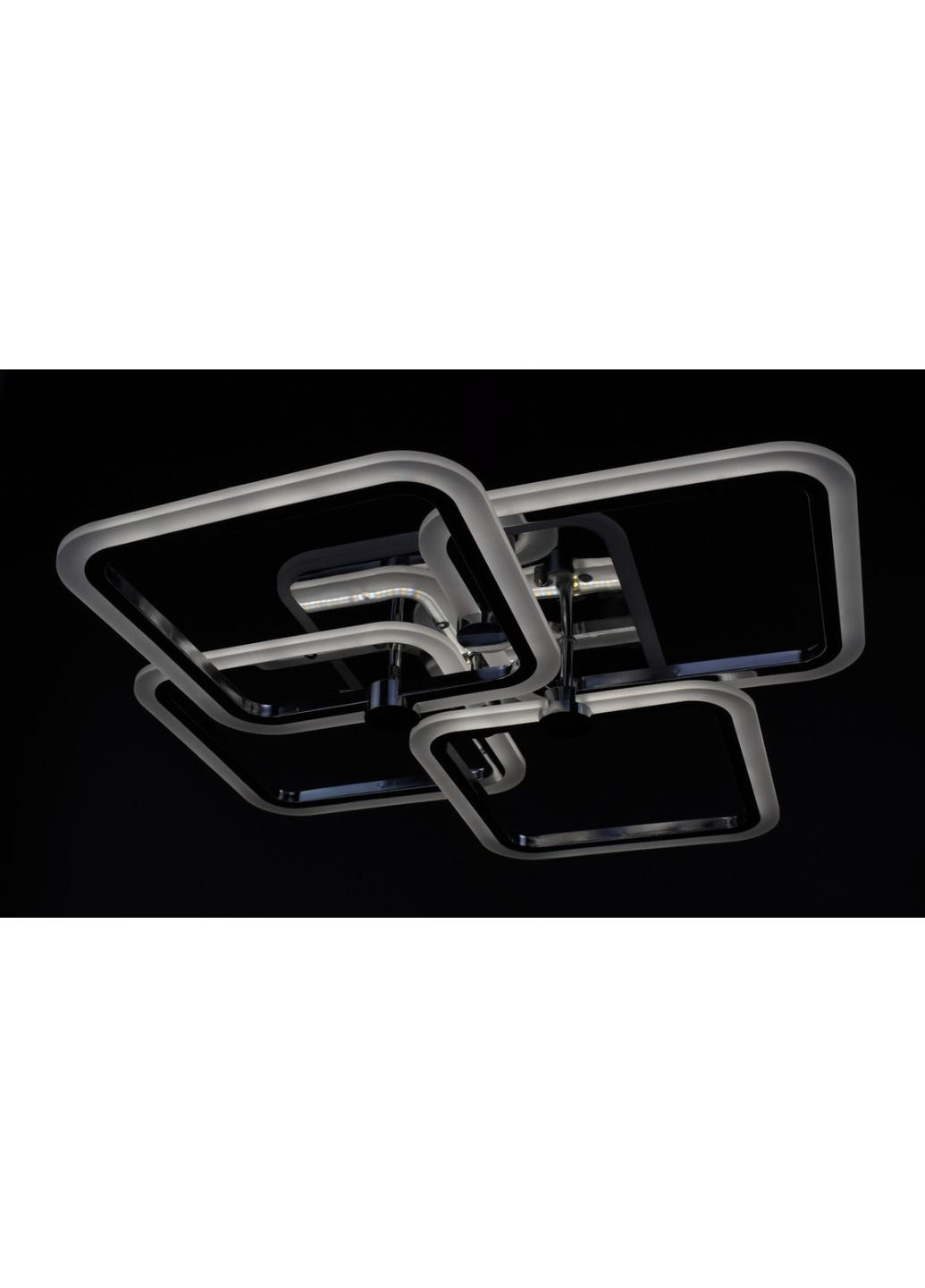 Люстра стельова LED з пультом A2503/4S-RGB-ch Хром 10х56х65 см. Sunnysky (253630498)