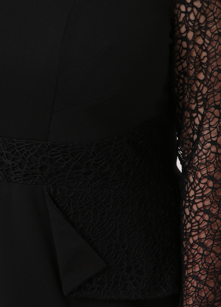 Черное кэжуал платье muar дженифер черное 0267 Vlavi однотонное