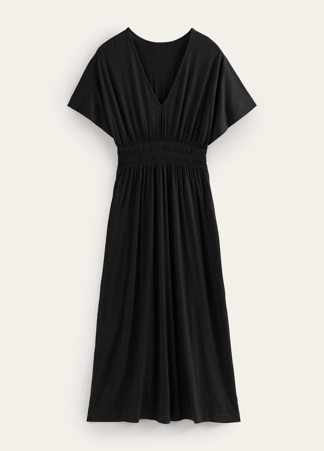 Черное кэжуал платье в стиле ампир Boden однотонное