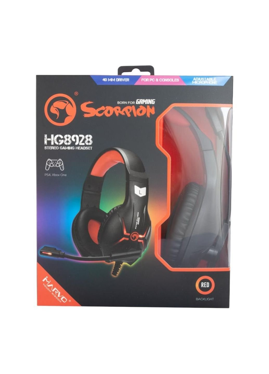 Наушники (HG8928) Marvo HG8928 Black-Red (253547304)