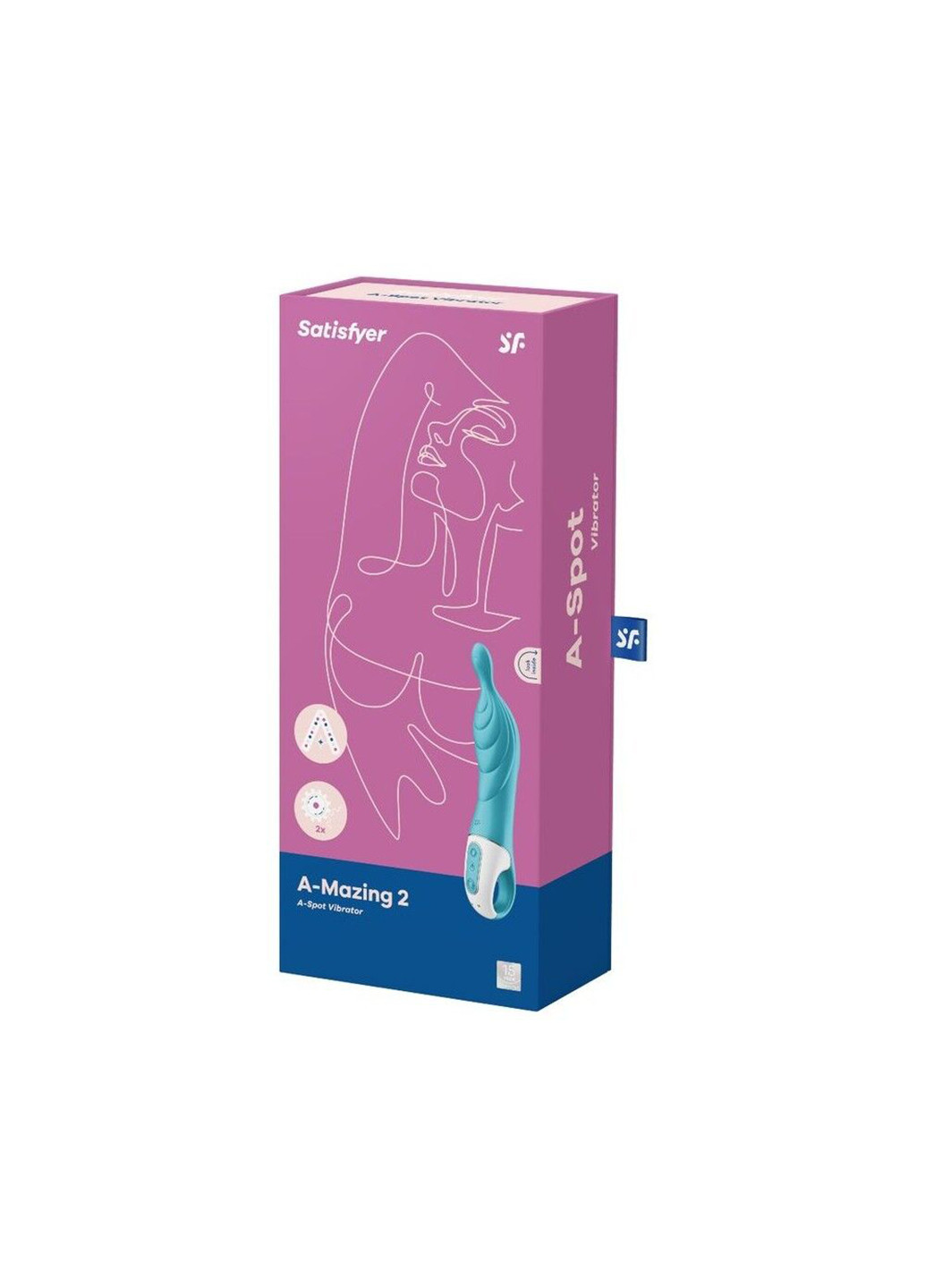 Вібратор для точки A A-Mazing 2 Turquoise Satisfyer (254152141)