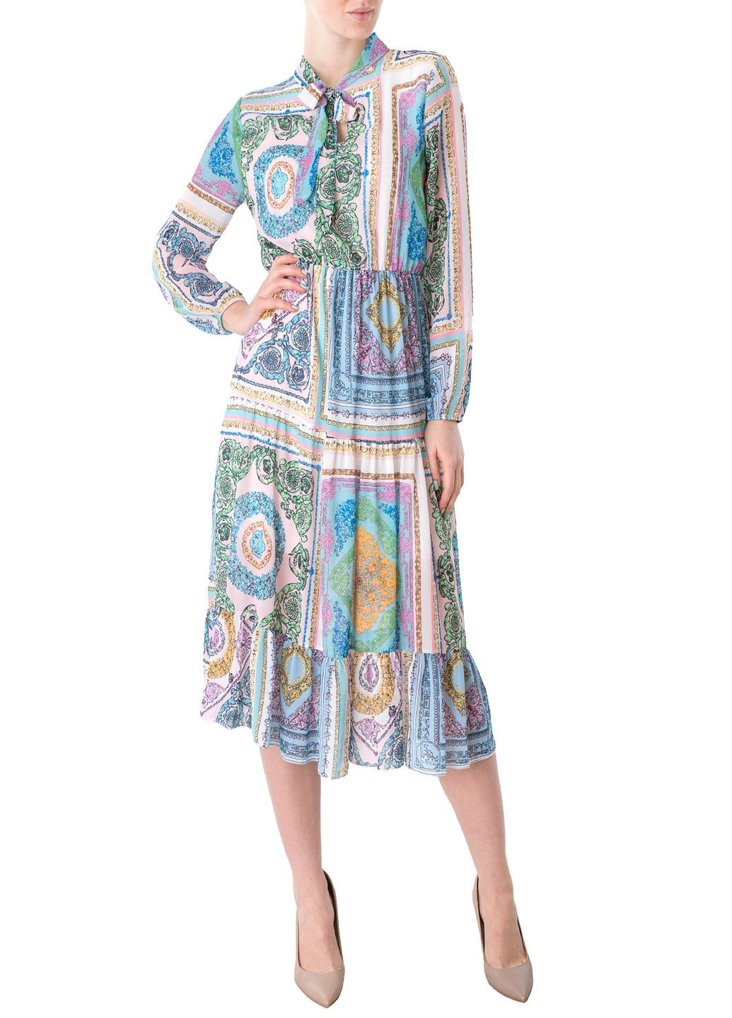 Комбінована кежуал сукня Joleen з малюнком