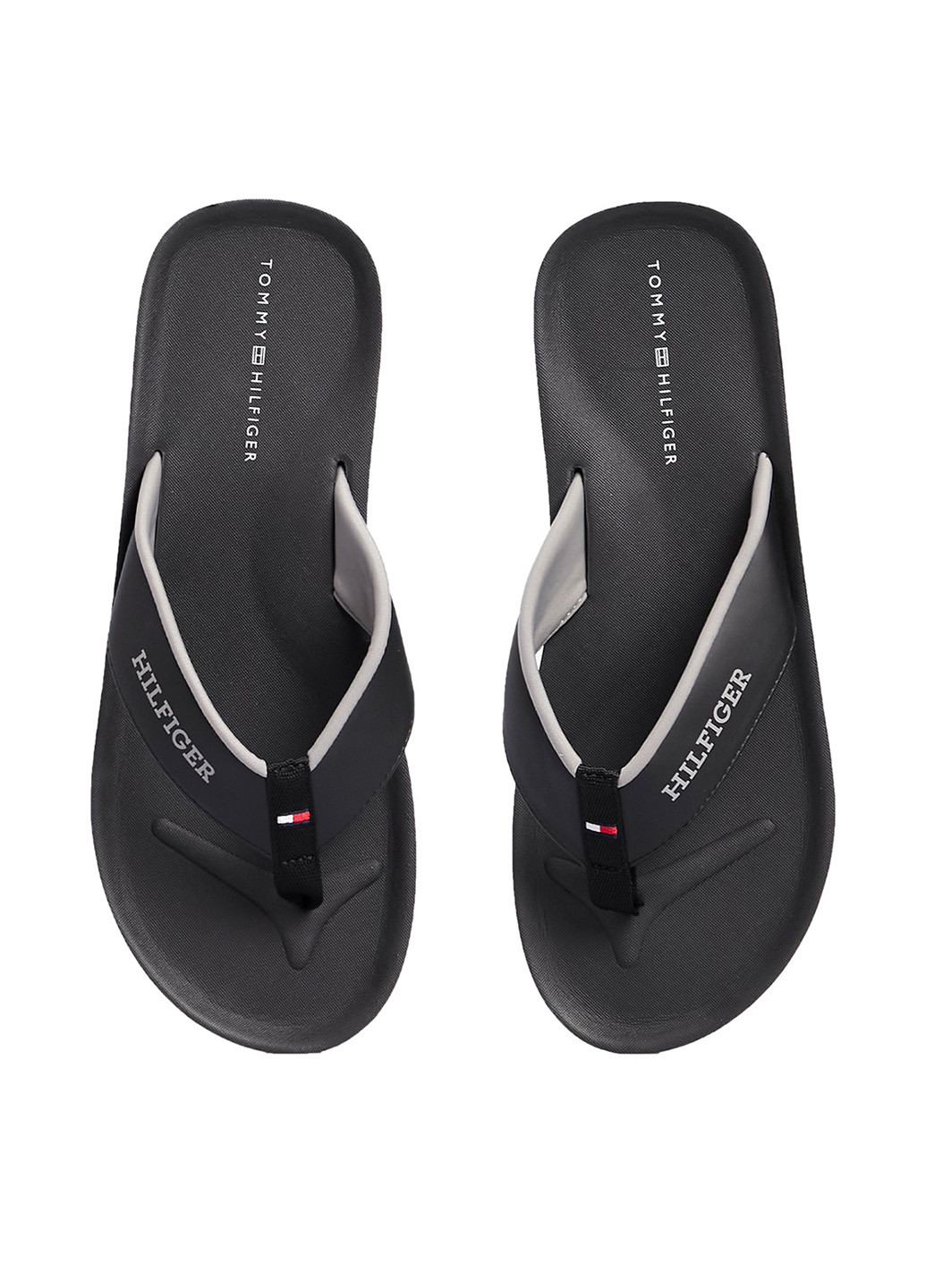 Черные кэжуал, пляжные вьетнамки Tommy Hilfiger