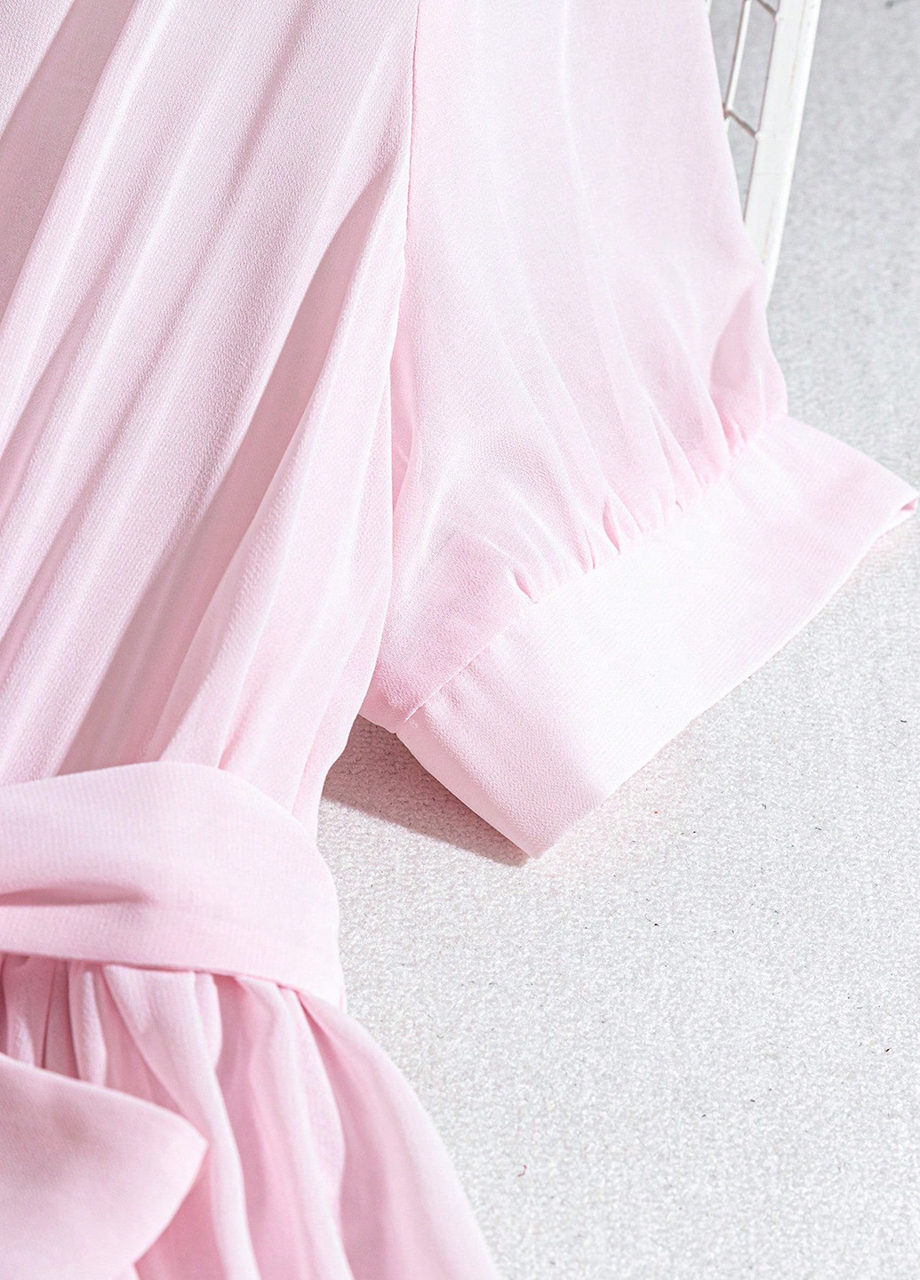 Розовое кэжуал платье рубашка SHEIN однотонное