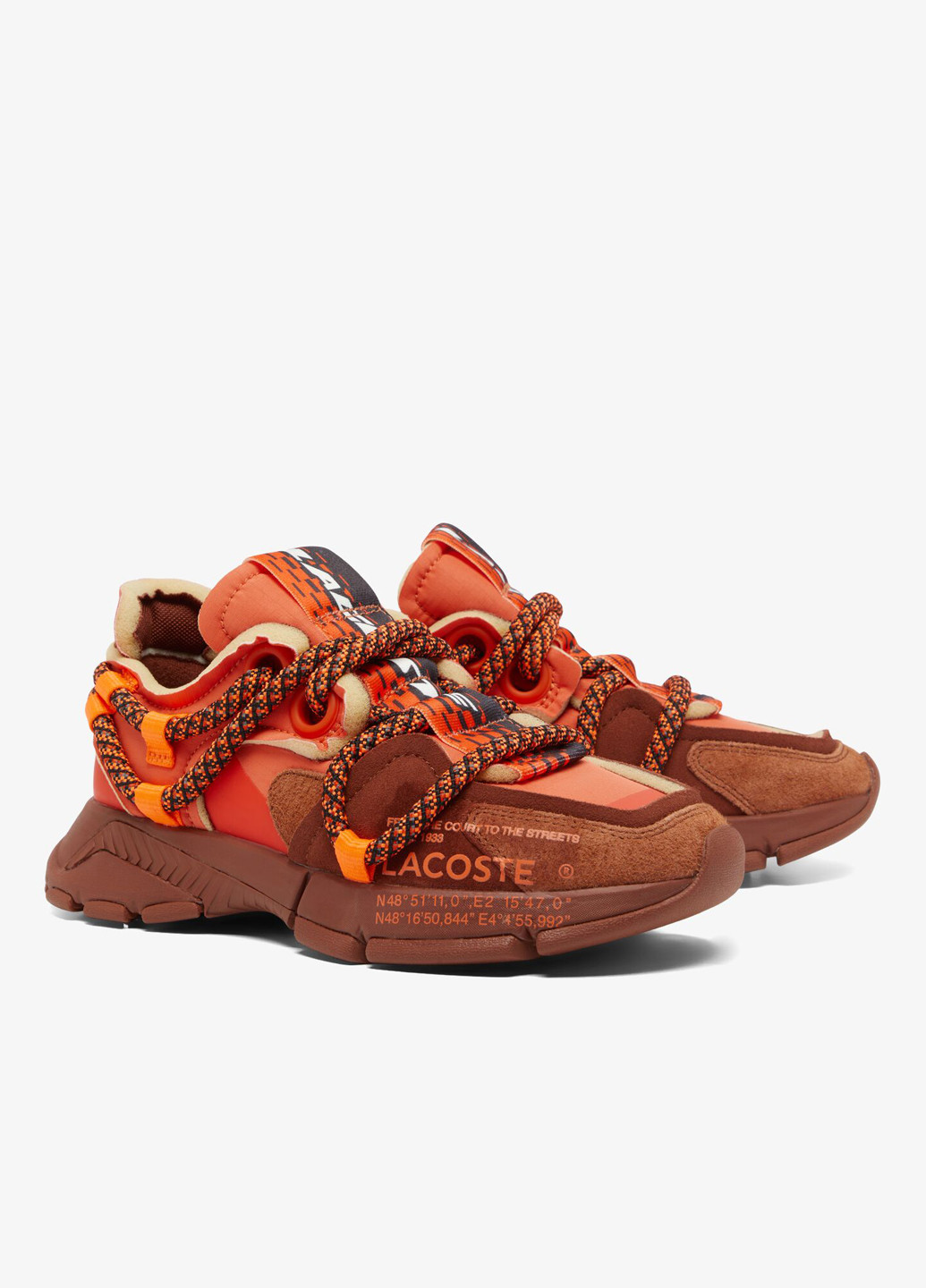 Кросівки Lacoste L003 Runway помаранчеві демісезони (329629272)