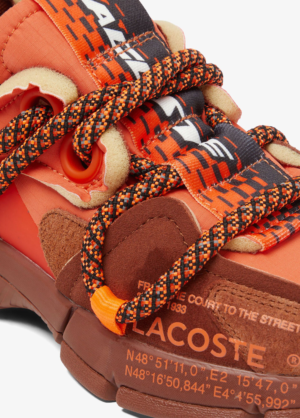 Кросівки Lacoste L003 Runway помаранчеві демісезони (329629272)