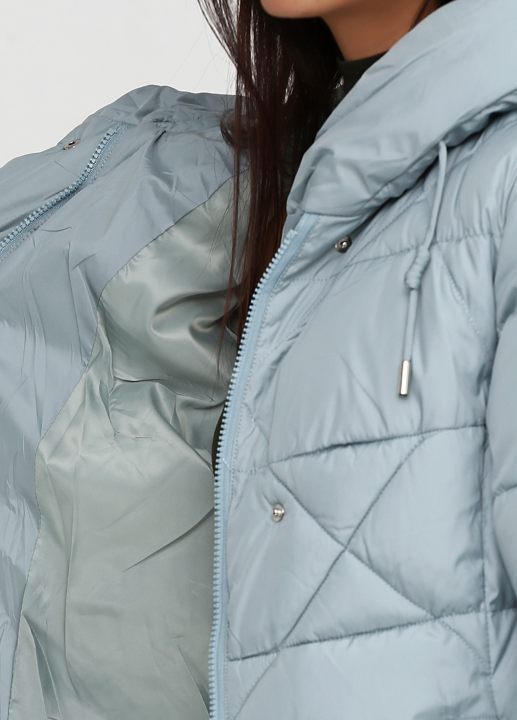 Світло-блакитна зимня куртка Dibu