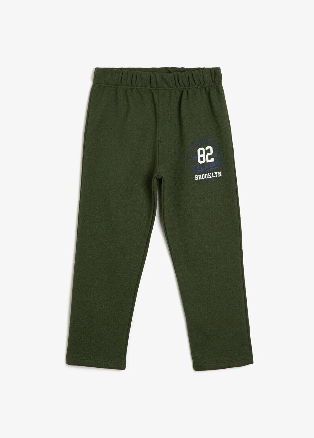 Темно-зеленые кэжуал демисезонные брюки зауженные KOTON
