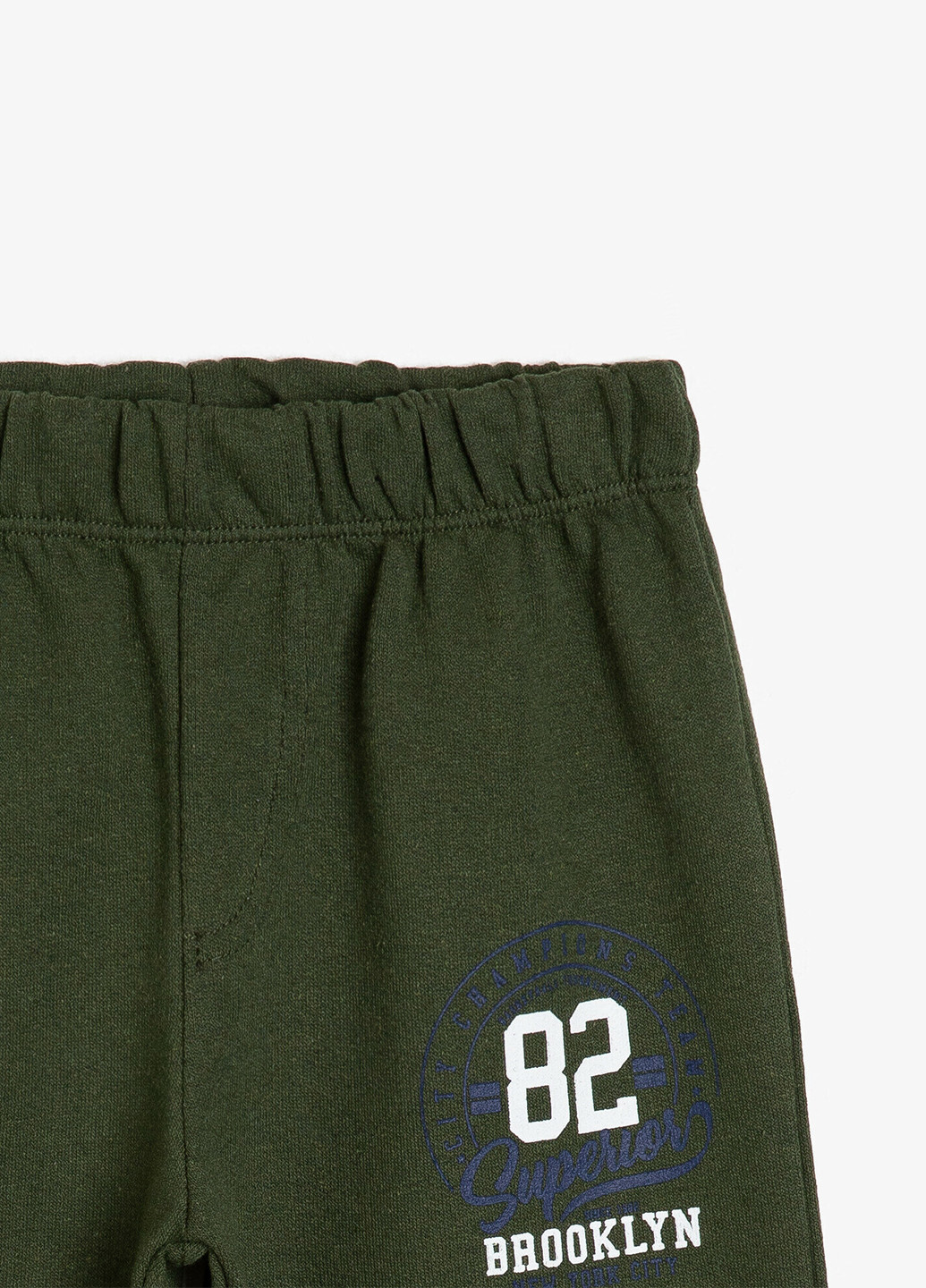 Темно-зеленые кэжуал демисезонные брюки зауженные KOTON