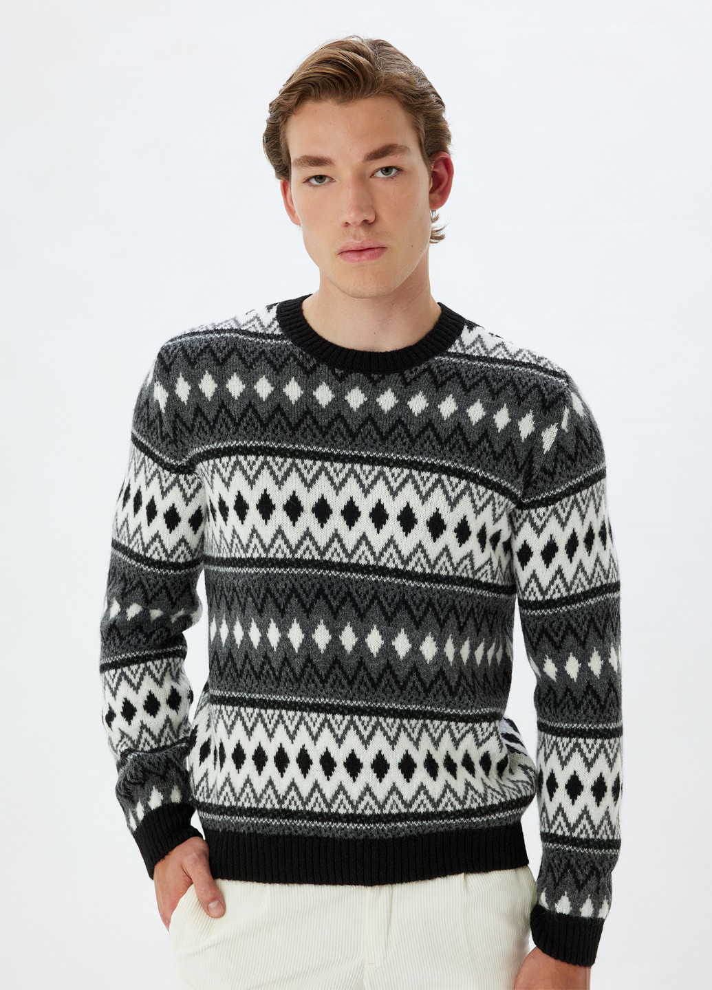 Комбинированный демисезонный джемпер джемпер KOTON