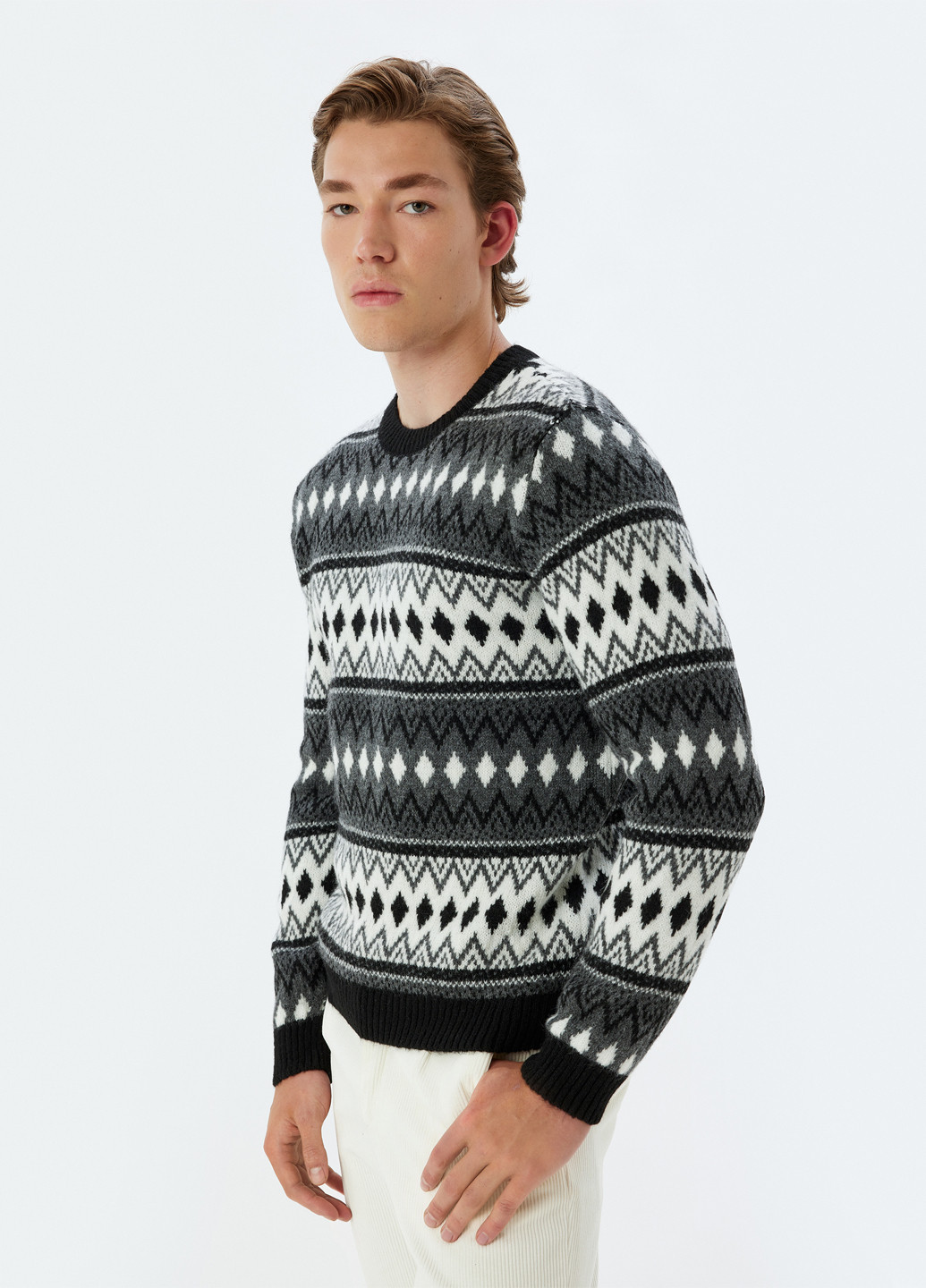 Комбинированный демисезонный джемпер джемпер KOTON