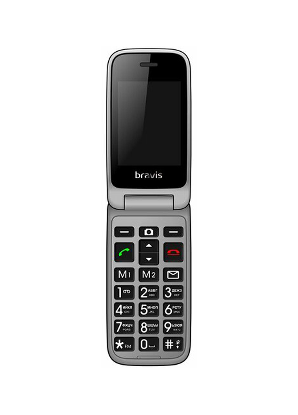 Мобильный телефон Bravis c244 signal red (132999698)