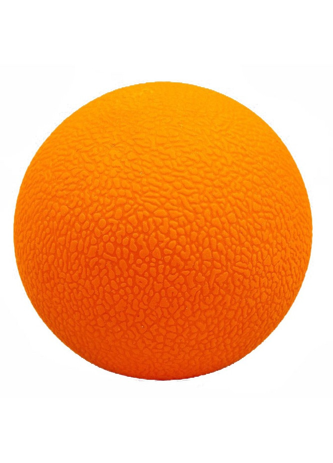 Массажный мячик TPR 6 см оранжевый (мяч для массажа, миофасциального релиза и самомассажа) EF-MO6-OR EasyFit (243205365)