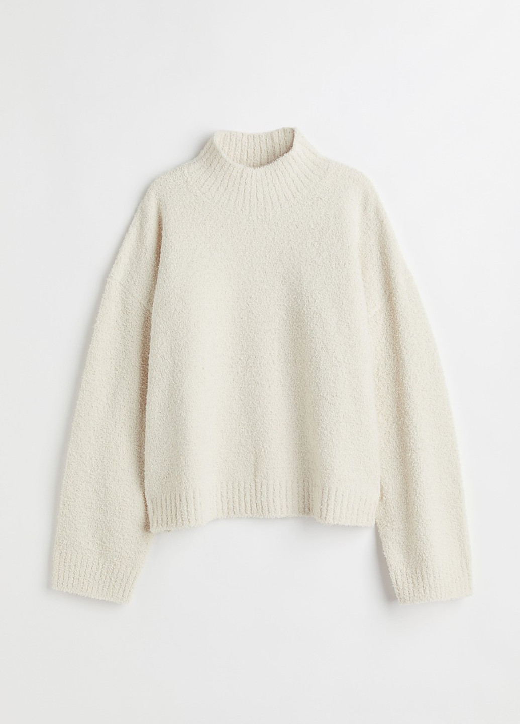 Светло-бежевый зимний свитер H&M