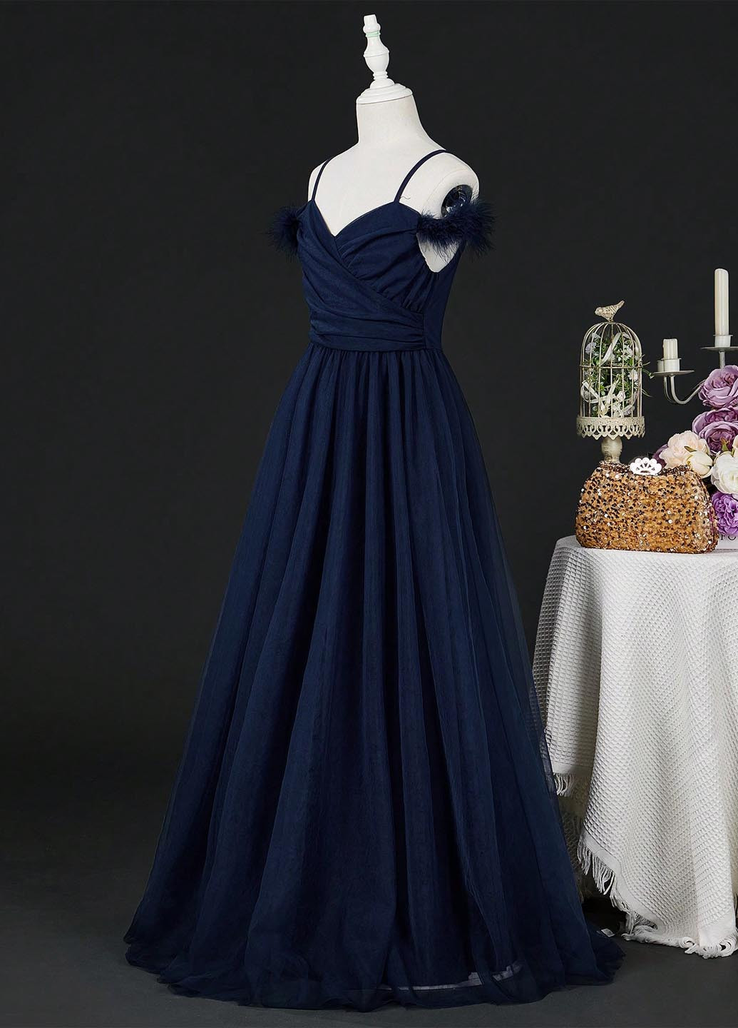 Темно-синя сукня SHEIN (356937829)