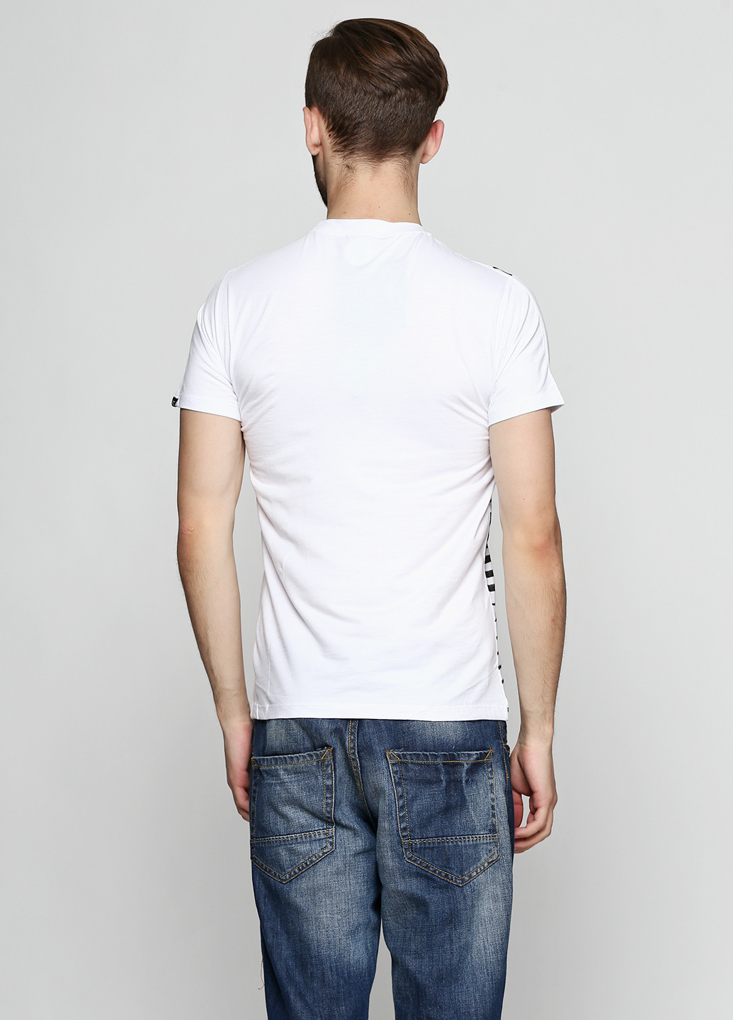 Біла футболка з коротким рукавом Barocello